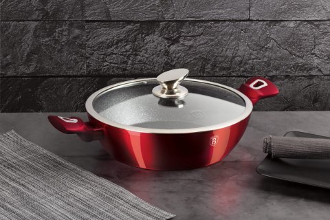 GARNEK 2.3L 24CM BERLINGER HAUS METALLIC BURGUNDY LINE BH-1262 GARNEK 2.3L 24CM BERLINGER HAUS METALLIC BURGUNDY LINE BH-1262