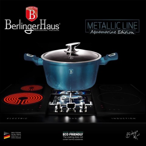 GARNEK 2.5L 20CM BERLINGER HAUS METALLIC AQUAMARINE BH-1878 GARNEK 2.5L 20CM BERLINGER HAUS METALLIC AQUAMARINE BH-1878