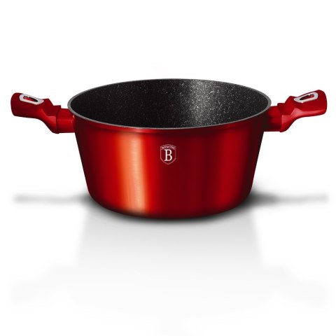 GARNEK 6.5L 28CM BERLINGER HAUS METALLIC LINE BURGUNDY BH-1258-N GARNEK 6.5L 28CM BERLINGER HAUS METALLIC LINE BURGUNDY BH-1258-N