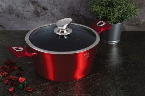 GARNEK 6.5L 28CM BERLINGER HAUS METALLIC LINE BURGUNDY BH-1258-N GARNEK 6.5L 28CM BERLINGER HAUS METALLIC LINE BURGUNDY BH-1258-N