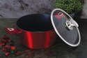GARNEK 6.5L 28CM BERLINGER HAUS METALLIC LINE BURGUNDY BH-1258-N