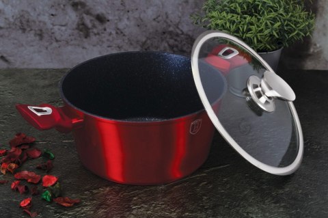 GARNEK 6.5L 28CM BERLINGER HAUS METALLIC LINE BURGUNDY BH-1258-N GARNEK 6.5L 28CM BERLINGER HAUS METALLIC LINE BURGUNDY BH-1258-N