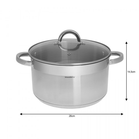 GARNEK 7.5L 26CM KLAUSBERG KB-7127 GARNEK 7.5L 26CM KLAUSBERG KB-7127