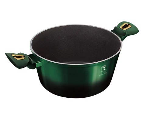 GARNEK GRANITOWY 2.5L 20CM BERLINGER HAUS METALLIC LINE EMERALD BH-6057 GARNEK GRANITOWY 2.5L 20CM BERLINGER HAUS METALLIC LINE EMERALD BH-6057