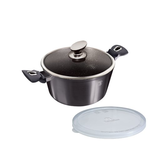 GARNEK GRANITOWY 4.1L 24cm BERLINGER HAUS METALLIC LINE CARBON PRO BH-6893 GARNEK GRANITOWY 4.1L 24cm BERLINGER HAUS METALLIC LINE CARBON PRO BH-6893