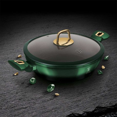 GARNEK GRANITOWY NISKI 3.8L 28CM BERLINGER HAUS METALLIC LINE EMERALD BH-6060 GARNEK GRANITOWY NISKI 3.8L 28CM BERLINGER HAUS METALLIC LINE EMERALD BH-6060