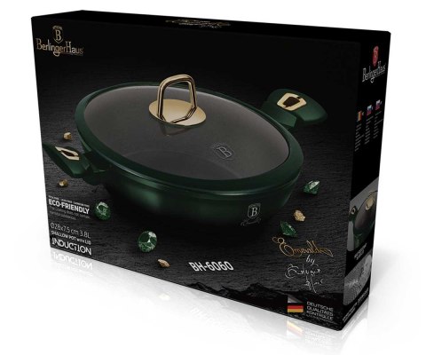 GARNEK GRANITOWY NISKI 3.8L 28CM BERLINGER HAUS METALLIC LINE EMERALD BH-6060 GARNEK GRANITOWY NISKI 3.8L 28CM BERLINGER HAUS METALLIC LINE EMERALD BH-6060