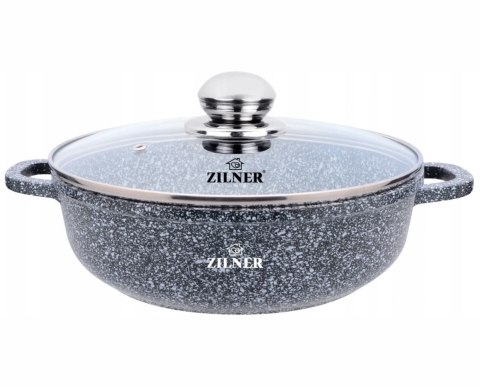 GARNEK MARMUROWY WOK 5.5L 32cm ZILNER ZL-7070 GARNEK MARMUROWY WOK 5.5L 32cm ZILNER ZL-7070