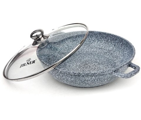 GARNEK MARMUROWY WOK 5.5L 32cm ZILNER ZL-7070 GARNEK MARMUROWY WOK 5.5L 32cm ZILNER ZL-7070