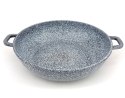 GARNEK MARMUROWY WOK 5.5L 32cm ZILNER ZL-7070
