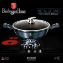 GARNEK PŁASKI 3.8L 28CM BERLINGER HAUS METALLIC AQUAMARINE BH-6794