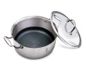 GARNEK STALOWY 18/10 4.5L 24cm BERLINGER HAUS ETERNAL COLLECTION BH-7445