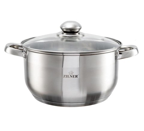 GARNEK STALOWY 6.1L 24cm DNO 9 WARSTWOWE ZILNER ZL-7307 GARNEK STALOWY 6.1L 24cm DNO 9 WARSTWOWE ZILNER ZL-7307
