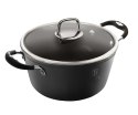 GARNEK TYTANOWY 24cm 4.1L BERLINGER HAUS BLACK PROFESSIONAL LINE BH-6123