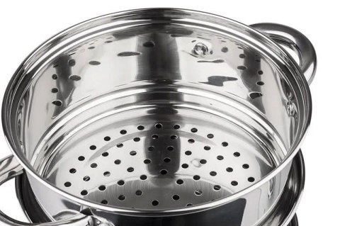 GARNKI DO GOTOWANIA NA PARZE 4 ELE / 22CM KiNGHOFF KH-3328 GARNKI DO GOTOWANIA NA PARZE 4 ELE / 22CM KiNGHOFF KH-3328