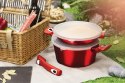 KOMPLET GARNKÓW 6-ele 24cm BERLINGER HAUS METALLIC LINE BURGUNDY BH-7050