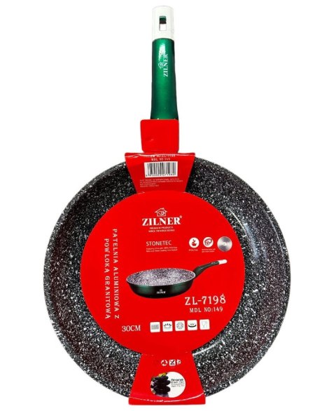 PATELNIA 30CM MARMUROWO-CERAMICZNA ZILNER STONETEC EMERALD ZL-7198-G PATELNIA 30CM MARMUROWO-CERAMICZNA ZILNER STONETEC EMERALD ZL-7198-G