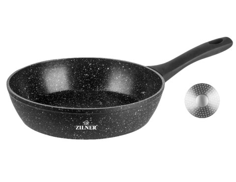 PATELNIA GŁĘBOKA 16CM 0.8L z POWŁOKĄ MARMUROWĄ ZILNER ZL-7702 PATELNIA GŁĘBOKA 16CM 0.8L z POWŁOKĄ MARMUROWĄ ZILNER ZL-7702