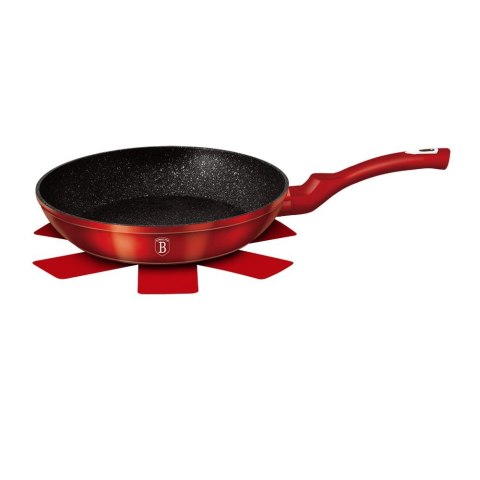 PATELNIA GRANITOWA 28CM BERLINGER HAUS METALLIC LINE RED BH-1253 PATELNIA GRANITOWA 28CM BERLINGER HAUS METALLIC LINE RED BH-1253