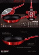 PATELNIA GRANITOWA 28CM BERLINGER HAUS METALLIC LINE RED BH-1253
