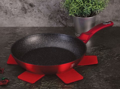 PATELNIA GRANITOWA 28CM BERLINGER HAUS METALLIC LINE RED BH-1253 PATELNIA GRANITOWA 28CM BERLINGER HAUS METALLIC LINE RED BH-1253