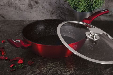 PATELNIA GRANITOWA 32CM BERLINGER HAUS BURGUNDY METALLIC LINE RED BH-1261-N PATELNIA GRANITOWA 32CM BERLINGER HAUS BURGUNDY METALLIC LINE RED BH-1261-N