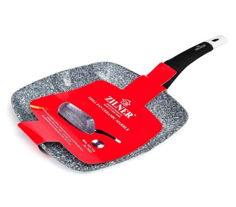 PATELNIA GRILL 24CM MARMUROWO-CERAMICZNA ZILNER ZL-7053 PATELNIA GRILL 24CM MARMUROWO-CERAMICZNA ZILNER ZL-7053