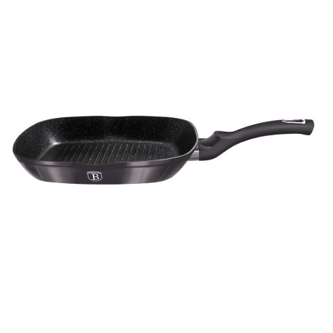 PATELNIA GRILLOWA Z POWŁ. GRANITOWĄ 28x28cm BERLINGER HAUS Carbon Pro BH-6909 PATELNIA GRILLOWA Z POWŁ. GRANITOWĄ 28x28cm BERLINGER HAUS Carbon Pro BH-6909