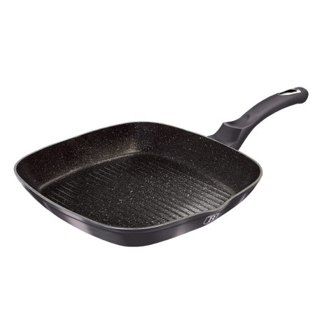 PATELNIA GRILLOWA Z POWŁ. GRANITOWĄ 28x28cm BERLINGER HAUS Carbon Pro BH-6909 PATELNIA GRILLOWA Z POWŁ. GRANITOWĄ 28x28cm BERLINGER HAUS Carbon Pro BH-6909