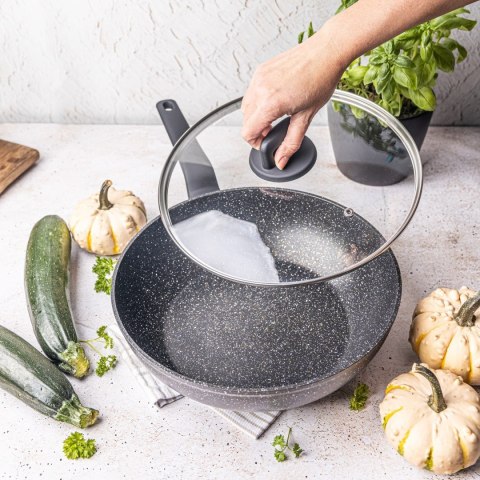 PATELNIA WOK Z POWŁOKĄ MARMUROWĄ 28CM KLAUSBERG KB-7668 PATELNIA WOK Z POWŁOKĄ MARMUROWĄ 28CM KLAUSBERG KB-7668