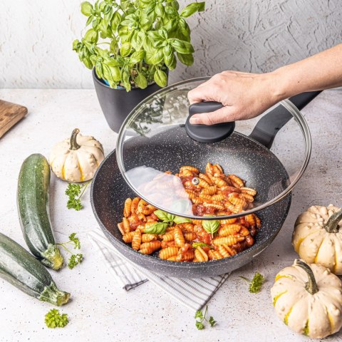 PATELNIA WOK Z POWŁOKĄ MARMUROWĄ 28CM KLAUSBERG KB-7668 PATELNIA WOK Z POWŁOKĄ MARMUROWĄ 28CM KLAUSBERG KB-7668