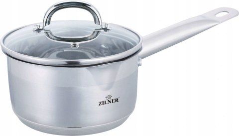 RONDEL STALOWY 2.4L / 18CM Z WYLEWKĄ ZILNER ZL-6114 RONDEL STALOWY 2.4L / 18CM Z WYLEWKĄ ZILNER ZL-6114