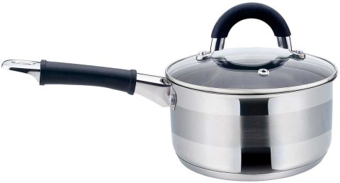 RONDEL STALOWY Z POKRYWKĄ 0.5L 12cm KiNGHOFF KH-1253 RONDEL STALOWY Z POKRYWKĄ 0.5L 12cm KiNGHOFF KH-1253