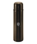 TERMOS STALOWY 1.0L BERLINGER HAUS METALLIC LINE SHINY BLACK BH-6819