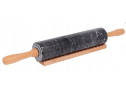 WAŁEK MARMUROWY DO CIASTA Z PODSTAWKĄ 46cm BRUNBESTE BB-3145
