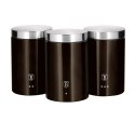 ZESTAW 3 POJEMNIKÓW KUCHENNYCH BERLINGER HAUS SHINY BLACK BH-6828