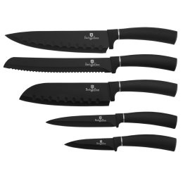 ZESTAW NOŻY 6 ELE. BERLINGER HAUS BLACK SILVER BH-2382