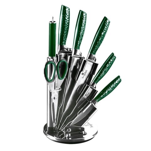 ZESTAW NOŻY W STOJAKU 8 EL. BERLINGER HAUS METALLIC LINE EMERALD BH-2463 ZESTAW NOŻY W STOJAKU 8 EL. BERLINGER HAUS METALLIC LINE EMERALD BH-2463