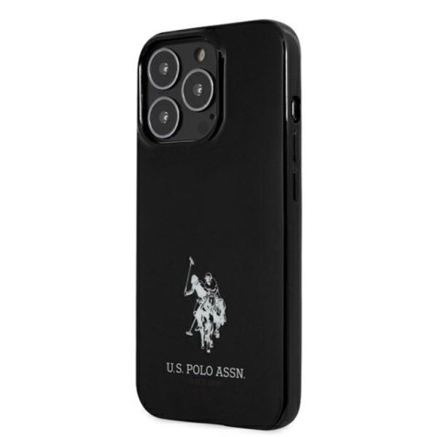 US Polo Assn Horses Logo - Etui iPhone 13 Pro Max (czarny) US Polo Assn Horses Logo - Etui iPhone 13 Pro Max (czarny)