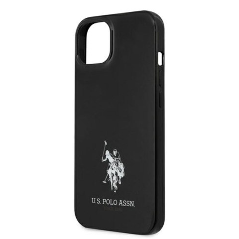 US Polo Assn Horses Logo - Etui iPhone 13 mini (czarny) US Polo Assn Horses Logo - Etui iPhone 13 mini (czarny)