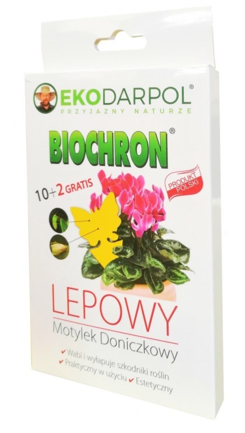 Biochron Lep do Doniczek na Szkodniki Motylek 10szt+2szt GRATIS EkoDarPol (R) Biochron Lep do Doniczek na Szkodniki Motylek 10szt+2szt GRATIS EkoDarPol (R)