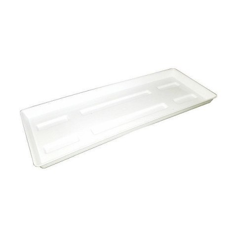 Podstawka pod Skrzynkę Balkonową 80cm Biała Podstawka pod Skrzynkę Balkonową 80cm Biała