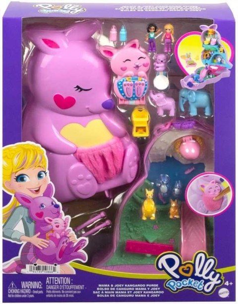 Polly Pocket. Kompaktowa torebka kangurek HKV50 Polly Pocket. Kompaktowa torebka kangurek HKV50