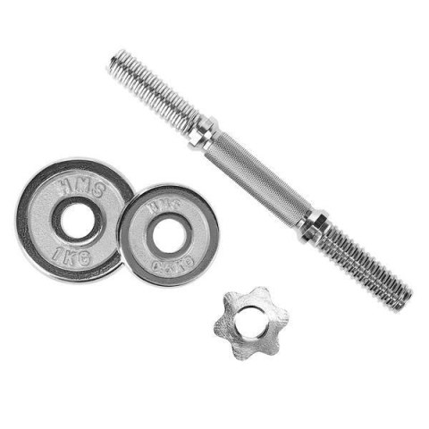 STC15 SZTANGIELKI W WALIZCE 2 x 7.5 KG CHROME HMS STC15 SZTANGIELKI W WALIZCE 2 x 7.5 KG CHROME HMS