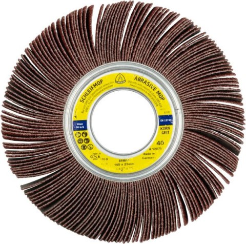 ŚCIERNICA LISTKOWA NASADZANA 165x50 gr. 40 SM 611 KLINGSPOR ŚCIERNICA LISTKOWA NASADZANA 165x50 gr. 40 SM 611 KLINGSPOR