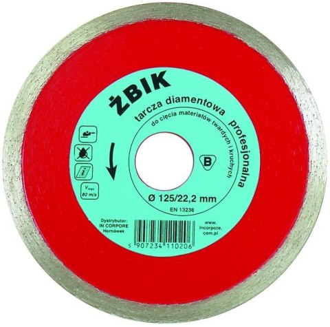 TARCZA DIAMENTOWA 200x32,0mm CIĄGŁA STANDARD ŻBIK IN CORPORE TARCZA DIAMENTOWA 200x32,0mm CIĄGŁA STANDARD ŻBIK IN CORPORE