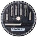 KOMPLET GROTÓW 7SZT (3 PŁ, 3 PH) + UCHWYT STANLEY