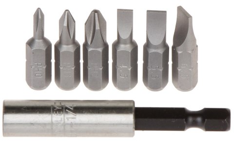 KOMPLET GROTÓW 7SZT (3 PŁ, 3 PH) + UCHWYT STANLEY KOMPLET GROTÓW 7SZT (3 PŁ, 3 PH) + UCHWYT STANLEY