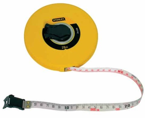 MIARA 20M X 12,7MM WŁÓKNO SZKLANE STANLEY MIARA 20M X 12,7MM WŁÓKNO SZKLANE STANLEY