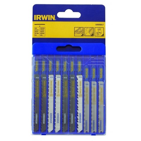 ZESTAW BRZESZCZOTÓW "T" 10szt. IRWIN